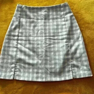 Cara Skirt - John Galt High-Rise Plaid